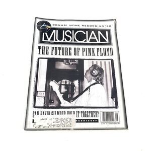 Vintage August 1992 Musician The Future of Pink Floyd Magazine Rock Band Ads